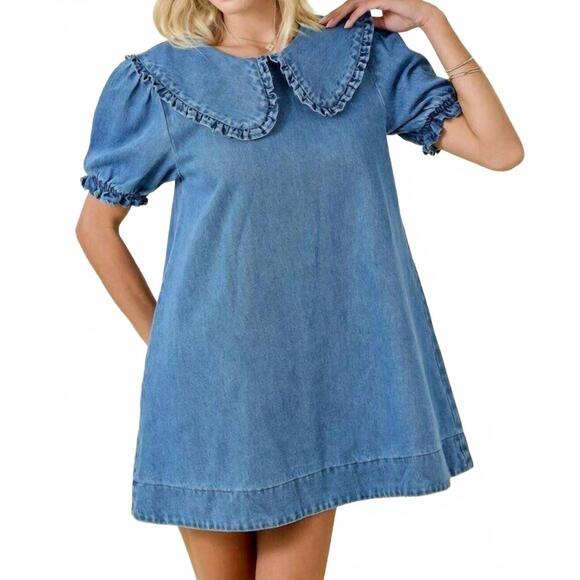 DAY + MOON Dresses & Skirts - NEW DAY + MOON ally dress in blue denim
